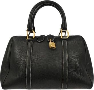 Dior Pre-owned Vintage handtas - Dames - Vintage Handtas - Zwart - ONE Size - Leer - Vintage
