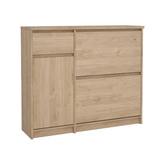 Dmora Dmora - Zapatero Maxime, Zapatero, Armario De Entrada Multiusos, Zapatero, 109x32 H93 Cm, Roble