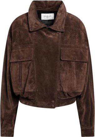 Saint Laurent Mujer, Chaquetas, Marr&oacute;n, Talla: M