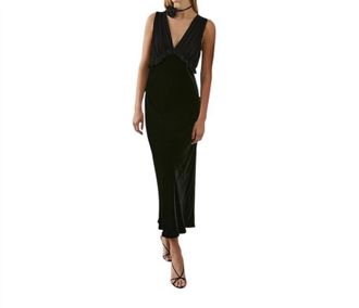 Rails Gilda Dress In Black Velvet