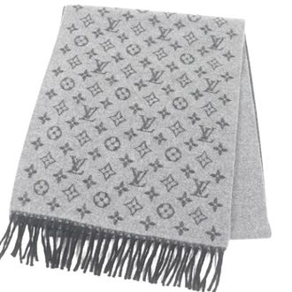 Louis Vuitton Stola Vintage Pre-owned - - Pre-owned - Uomo - Grigio - ONE SIZE