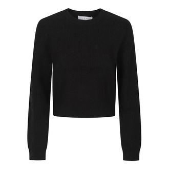 Iro Celena Sweater - Dames - Ronde hals truien - Zwart - S - Wol - Truien & Vesten