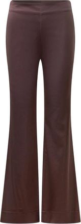 Pinko Pinolo Broek - Dames - Wijde Broeken - Rood - XL - Polyester - Broeken