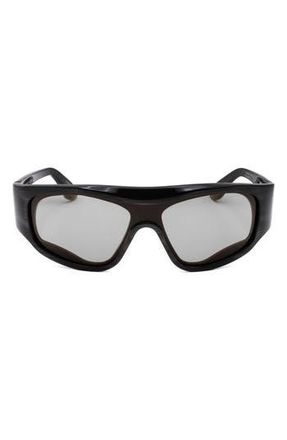 Retro Superfuture 58mm Wrap Square Sunglasses in Black at Nordstrom Rack