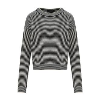 Max Mara Round-neck Knitwear, female, Blue, Size: L Giovane Crewneck Sweater