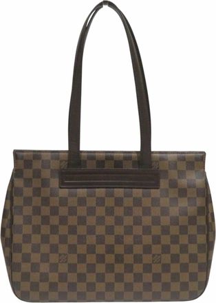 Louis Vuitton Damier Brown Damier Canvas Tote Bag (Pre-Owned)
