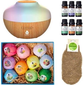 Pursonic Bath & Aromatherapy Set Oils, Bath Bombs in Multicolor at Nordstrom
