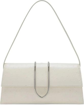 Jacquemus Le Bambino Long Tas - Dames - Schoudertassen - Wit - ONE Size - Leer - Tassen