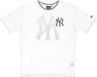 New Era New Era, Sportswear, male, White, Size: 3XL MLB Distressed Graphic Tee White