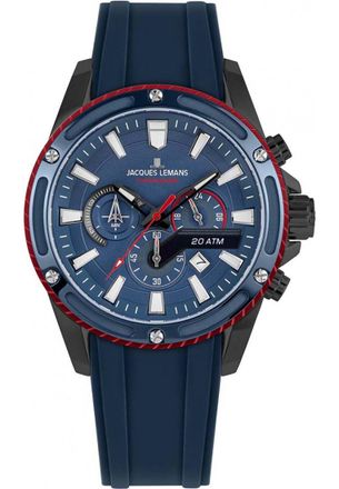 Jacques Lemans 1-2141B Mens Liverpool Watch - Black - One Size