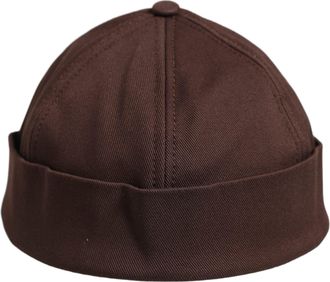 Dolce & Gabbana HAT10038 Cotton-Blend Docker Cap Bucket Hat - Brown