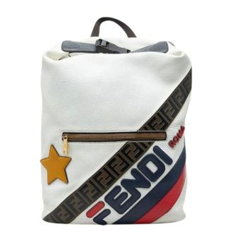 Fendi Pre-owned Backpacks, female, Multicolor, Size: ONE SIZE Pre-owned Zucca Backpack