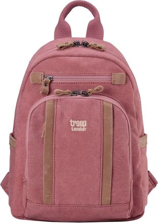 Troop London TRP0255 Troop London Classic Canvas Backpack - Small - Pink