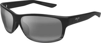 Maui Jim Kaiwi Channel Zonnebril - unisex - Zonnebrillen - Zwart - 63 MM - Accessoires