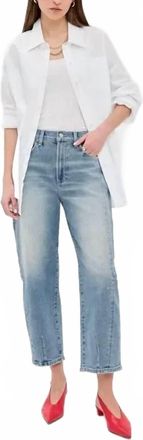 Pistola Denim Eli High Rise Arched Leg Jeans In Dynamic