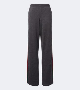 Gucci Wool-blend wide-leg pants