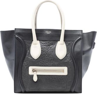 Celine Pre-owned Celine Mini Embossed Calfskin Luggage Tote Ladies ZVVLSDLJQH6D83UV
