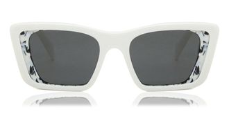 Prada PR 08YS Symbole 02V5S0 Womens Sunglasses White Size 51