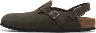 Birkenstock Tokio - Heren - Klompen - Groen - 43 EU - Leer - Schoenen