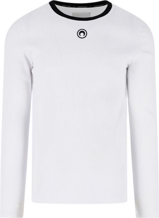 Marine Serre Ribbed Long-Sleeve T-Shirt