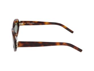 Saint Laurent Womens Sl Sunglasses Havana Acetate