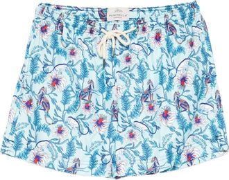 Peninsula Costume da bagno a fiori - Blu