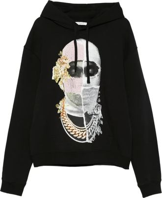 Ih Nom Uh Nit Felpa Future Mask con cappuccio - Nero