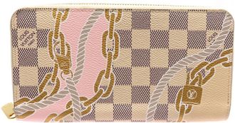 Louis Vuitton Multi-Color Damier Azur Long Wallet (Bi-Fold) (Pre-Owned)