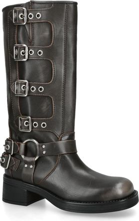 Steve Madden Womens Leather Rocky Brown W Boots - Size UK 6