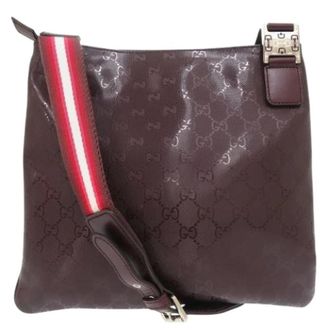 Gucci Pre-owned Schoudertas - Heren - Vintage Schoudertas - Rood - ONE Size - Leer - Vintage