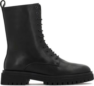 Kazar Schoenen, Dames, Zwart, 38 EU, Leer, Klassieke zwarte laarzen op een klavertjeszool