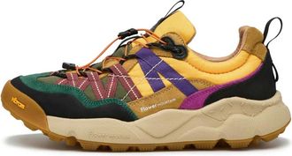 Flower Mountain Suede and technical fabric sneakers Iwano 2 UNI - unisex - Sneakers - Veelkleurig - 42 EU - Schoenen