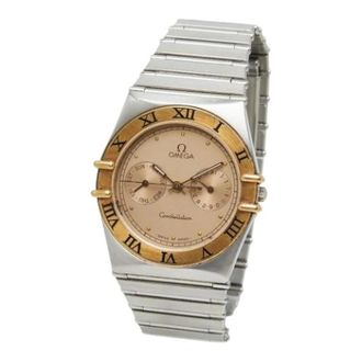Omega Pre-owned Vintage Polshorloge - Heren - Pre-owned - Geel - Maat: ONE Size