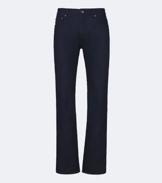 Etro Jacquard cotton-blend slim pants