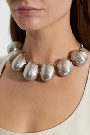 Jacquemus Brass Necklace, Womens, Silver