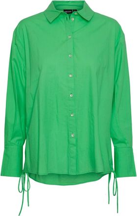 Pieces Womens Pckayce Ls Shirt Bc, Green (Summer Green), M