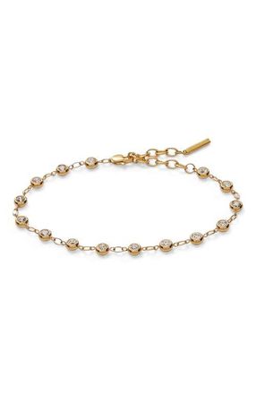 Alex and Ani Crystal Pebble Bracelet in Gold at Nordstrom