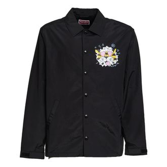 Kenzo Wild Tiger Coach Jacket - Heren - Zomerjassen - Zwart - L - Katoen - Jassen
