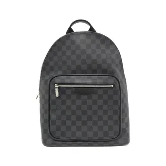 Louis Vuitton Dark Gray Graphite Coated Canvas Backpack (Pre-Owned)