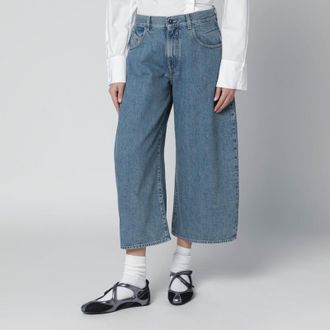 The Attico Light blue cropped jeans
