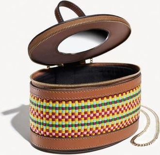 Amambaih Trousse a maquillage Mini Vanity Cross Body Bag in Caribe at Nordstrom, Size Xx-Small