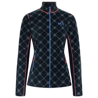Kari Traa Thalena Fleece Fleecejacke f&uuml;r Damen | blau/schwarz