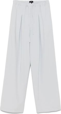 Theory Pantaloni in crêpe con pieghe - Blu