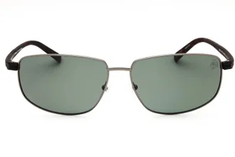 Timberland TB9325 Polarized Rectangular Sunglasses - Green