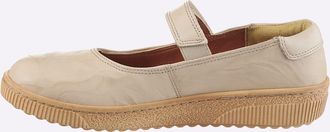 Casual Looks Klettschuh CASUAL LOOKS, Damen, Gr. 36, sand, Glattleder, Schuhe Klettschuh