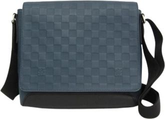 Louis Vuitton Pre-owned District PM - Heren - Vintage Schoudertas - Blauw - ONE Size - Leer - Vintage