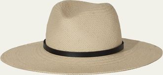 Janessa Leon&eacute; Lyra Packable Straw Fedora Hat