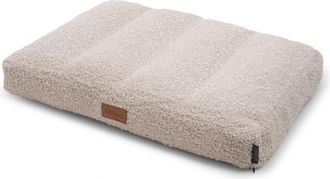 Woodek Cama para perros beige 80 x 60 x 10 cm