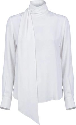 ottod'Ame Poplin Blouse - Dames - Blouses - Wit - L - Katoen - Overhemden