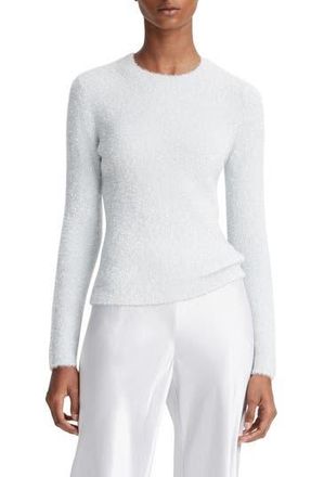 Vince Eyelash Metallic Sweater in Off White/silver at Nordstrom Rack, Size X-Small
